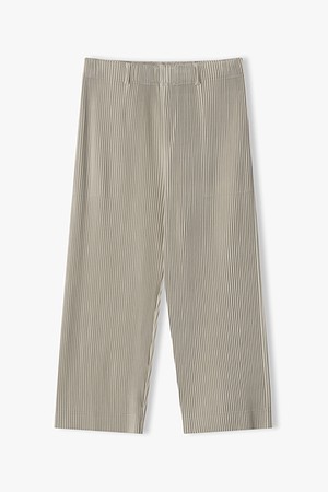 [26SS] LMS23752 베이지 플리츠 밴딩 팬츠