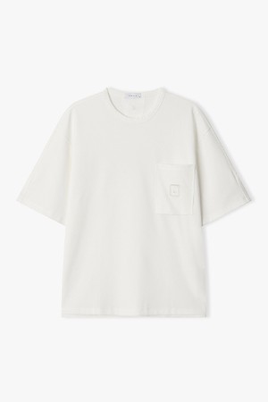 [26SS] LMM41783 화이트 세미오버핏 반팔 티셔츠