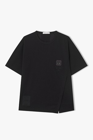 [26SS] LMM41781 블랙 레귤러핏 반팔 티셔츠