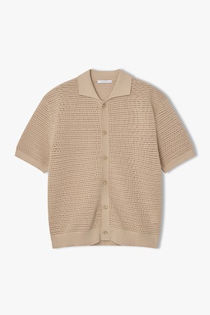 [26SS] LMM51702 베이지 스카시 솔리드 하프 가디건