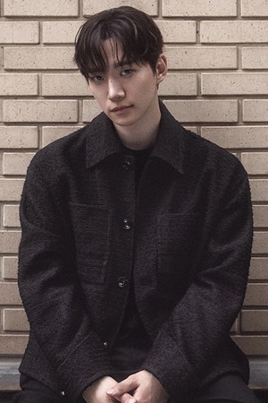 [리버클래시][26FW][이준호 PICK] LMF32801 블랙 디테쳐블 카라 트위드 자켓