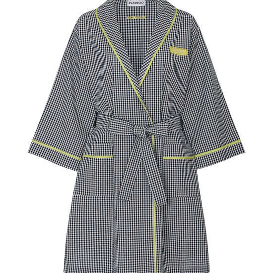 SEERSUCKER COTTON ROBE