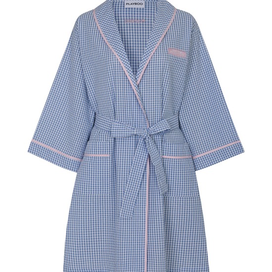 SEERSUCKER COTTON ROBE