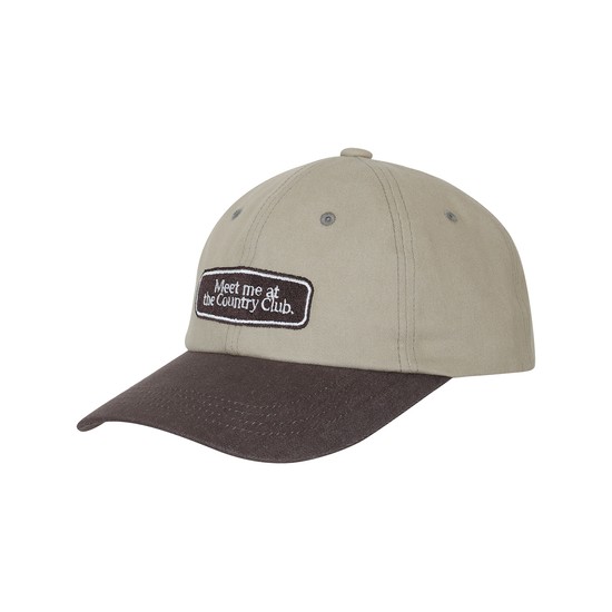 CONTRAST LOGO BALL CAP