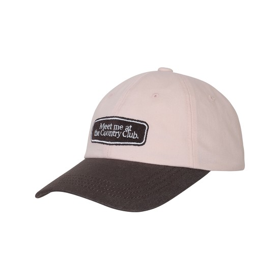 CONTRAST LOGO BALL CAP