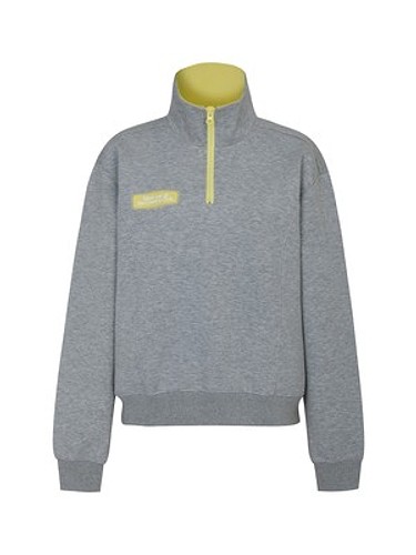 CONTRAST QUARTER-ZIP PULLOVER-a