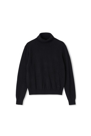 [남녀공용] 캐시미어 에센셜 블렌드 터틀넥 블랙