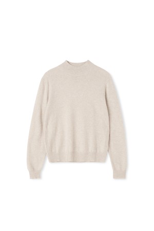 [남녀공용] 캐시미어 에센셜 블렌드 모크넥 오트밀