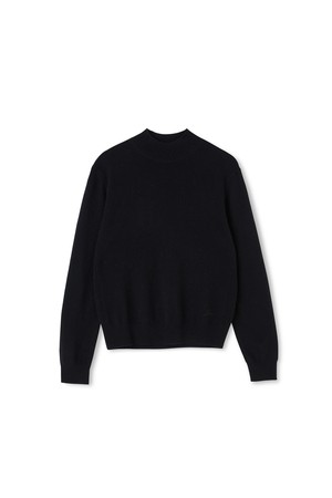 [남녀공용] 캐시미어 에센셜 블렌드 모크넥 블랙