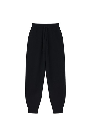 [남녀공용] 피노 메리노울 조거 팬츠 블랙