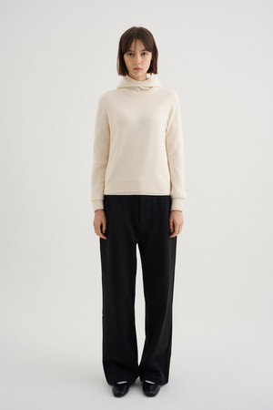 헤디 컴포터블 코튼 트라우저 블랙