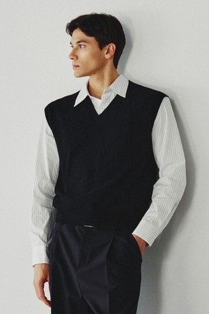 지오 스트라이프 셔츠 화이트