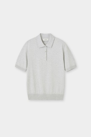 [남녀공용] 코튼 썸머 에센셜 폴로넥 멜란지그레이 (Dry touch)