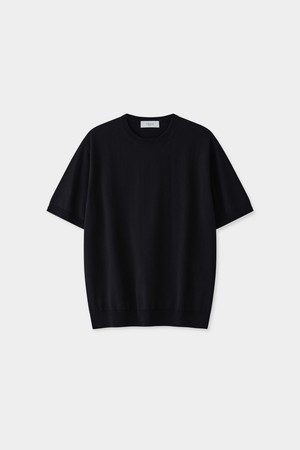 [남녀공용] 코튼 썸머 에센셜 라운드넥 블랙 (Dry touch)