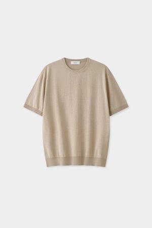 [남녀공용] 코튼 썸머 에센셜 라운드넥 오트밀 (Dry touch)