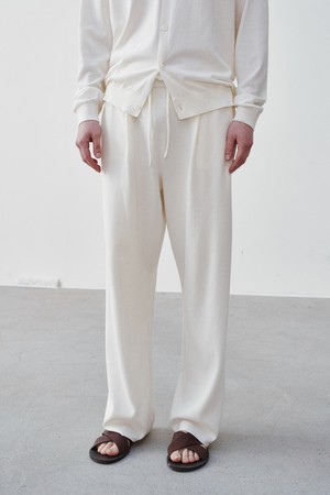 코튼 썸머 에센셜 드로스트링 팬츠 아이보리