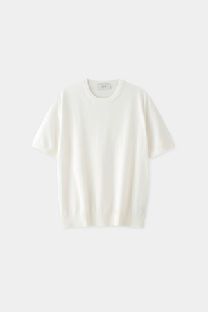 코튼 썸머 에센셜 라운드넥 화이트 (Dry touch)