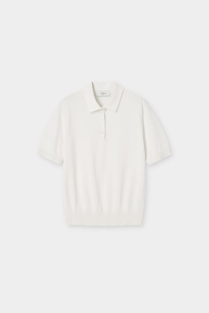 코튼 썸머 에센셜 폴로넥 화이트 (Dry touch)