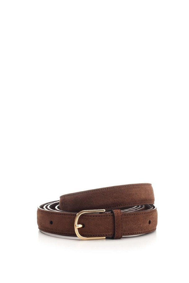 TOTEME - 기타소품 - 토템 여성 벨트 Chocolate brown suede belt N19