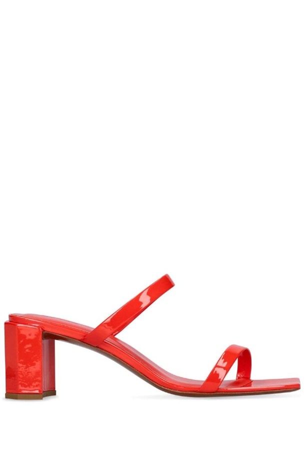 BY FAR 60mm Tanya patent leather sandals BY FAR