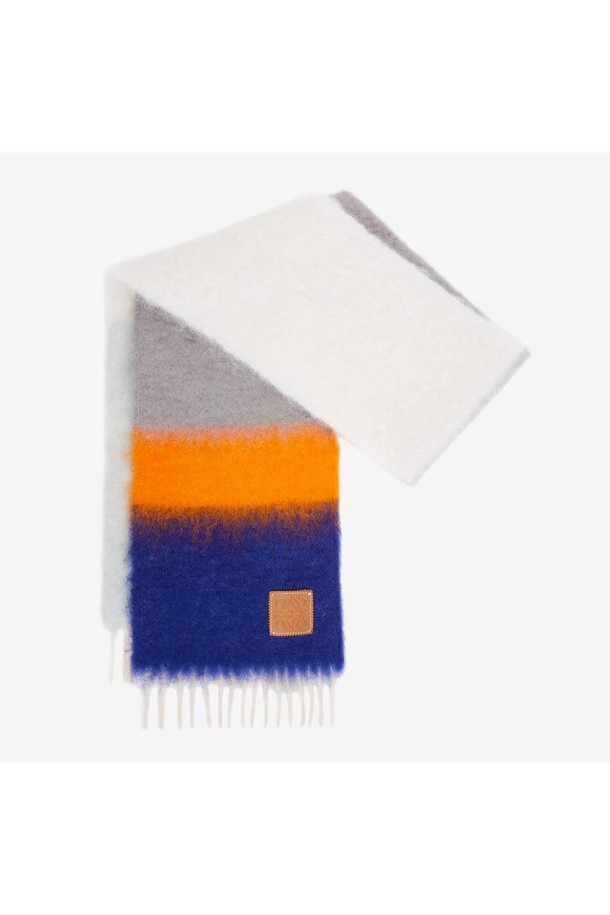 LOEWE - 기타소품 - 로에베 남성 스카프 Loewe Wool And Mohair Stripe Scarf NB25