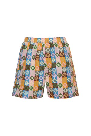 나누시카 남성 수영복 Monogram recycled tech swim shorts N01