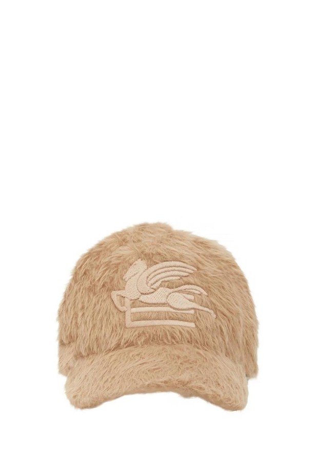 ETRO - 모자/비니 - 에트로 여성 모자 Logo faux fur baseball cap NB01