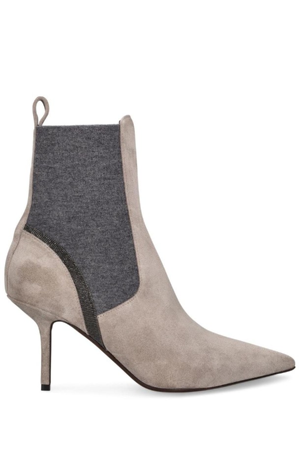 BRUNELLO CUCINELLI - 부츠/워커 - 브루넬로 쿠치넬리 여성 앵글부츠 95mm Suede ankle boots NB01