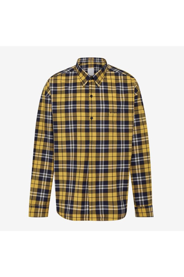 GIVENCHY - 셔츠 - 지방시 남성 셔츠 Givenchy Smock Checked Shirt NB25