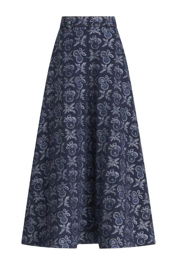 ETRO - 스커트/팬츠 - 에트로 여성 스커트 Embroidered denim midi skirt NB01