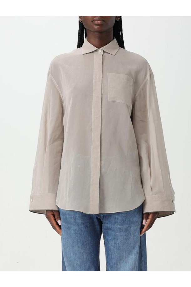 BRUNELLO CUCINELLI - 블라우스/셔츠 - 브루넬로 쿠치넬리 여성 셔츠 Womans Shirt Brunello Cucinelli NB03