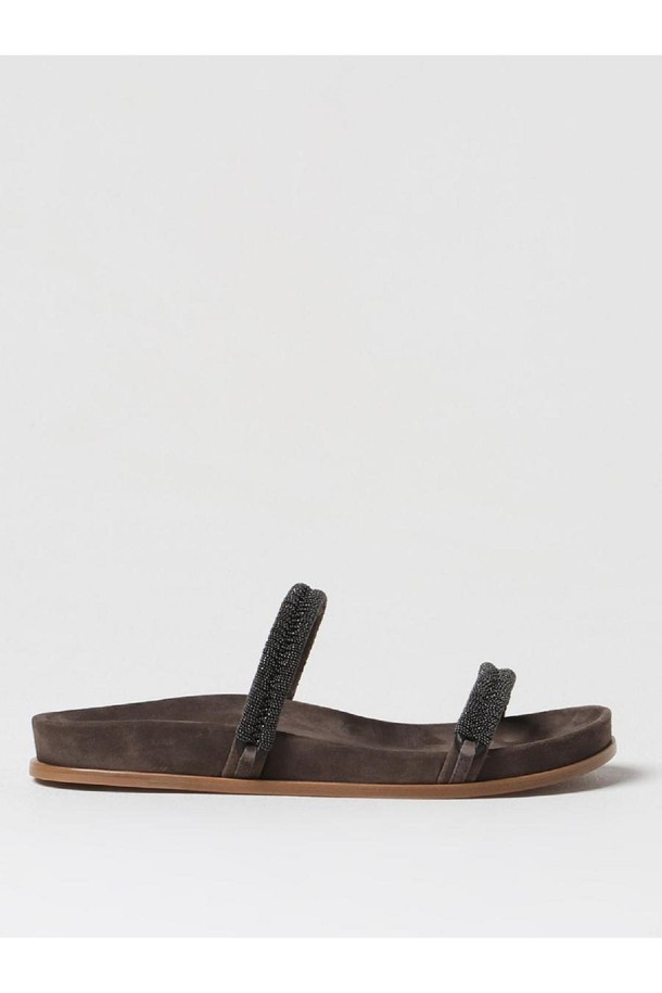 BRUNELLO CUCINELLI - 샌들/뮬/슬리퍼 - 브루넬로 쿠치넬리 여성 샌들 Womans Flat Sandals Brunello Cucinelli NB03