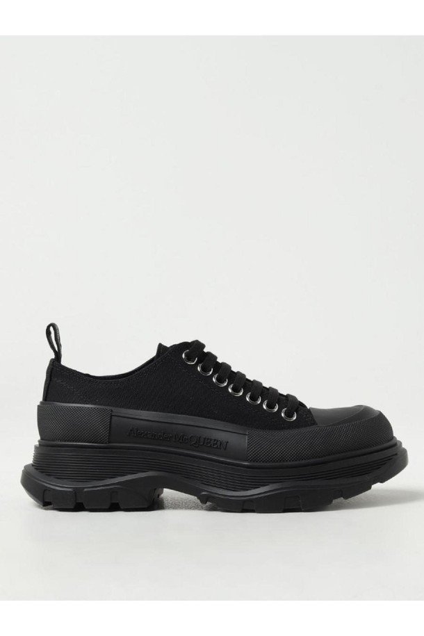 Alexander McQueen - 스니커즈 - 알렉산더 맥퀸 여성 스니커즈 Alexander mcqueen tread slick sneakers in canvas and rubber N03