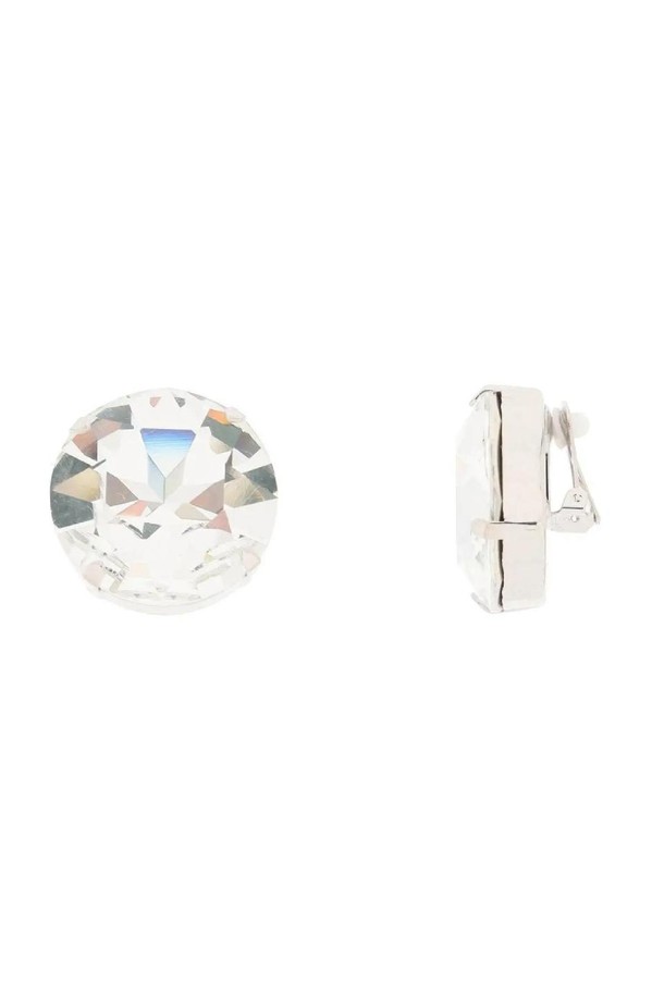 ALESSANDRA RICH - 귀걸이 - 알렉산드라리치 여성 귀걸이 large crystal clip on earrings NB02