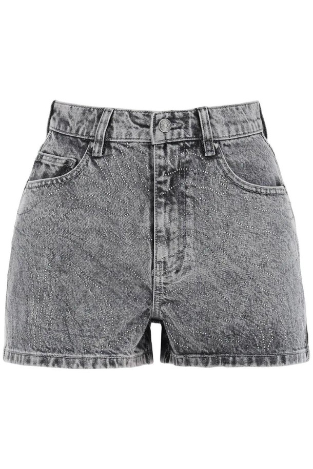 rotate - 스커트/팬츠 - 로테이트 여성 숏팬츠 denim shorts with rhinestone NB02