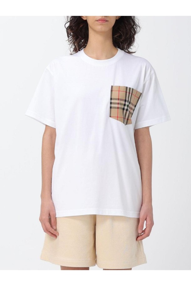 BURBERRY - 반팔티셔츠 - 버버리 여성 티셔츠 Womans T shirt Burberry NB03