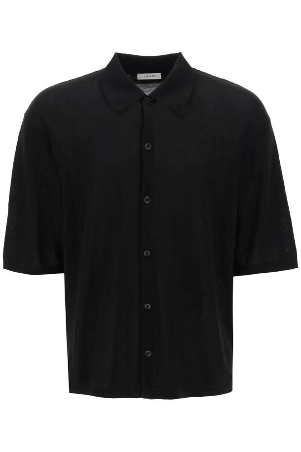 LEMAIRE - 셔츠 - 르메르 남성 셔츠 short sleeved knit shirt for NB02