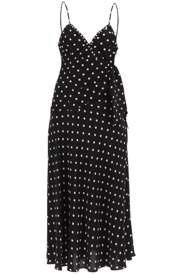 ALESSANDRA RICH - 원피스 - 알렉산드라리치 여성 원피스 polka dot slip dress with studs and rhinestones NB02