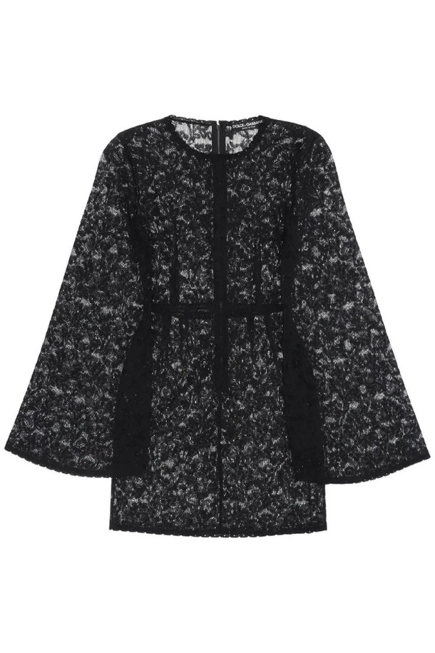 DOLCE & GABBANA - 원피스 - 돌체앤가바나 여성 원피스 mini dress in floral openwork knit NB02