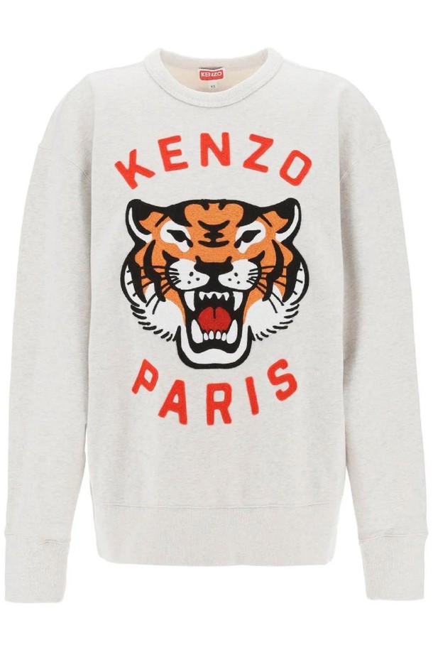 KENZO - 긴팔티셔츠 - 겐조 여성 맨투맨 후드 lucky tiger oversized sweatshirt NB02