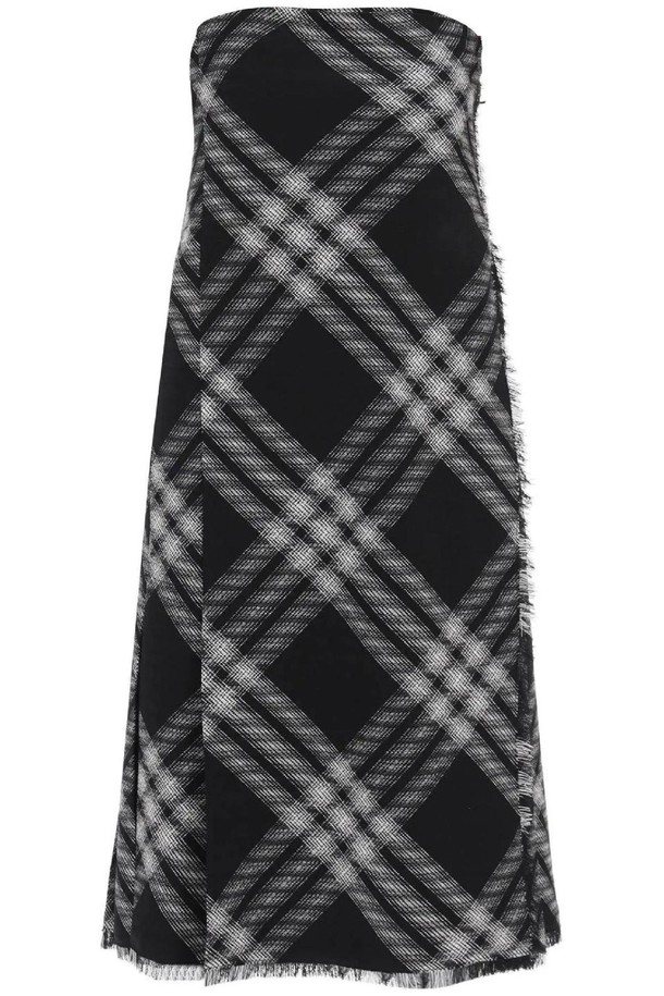 BURBERRY - 원피스 - 버버리 여성 원피스 midi dress with check pattern NB02