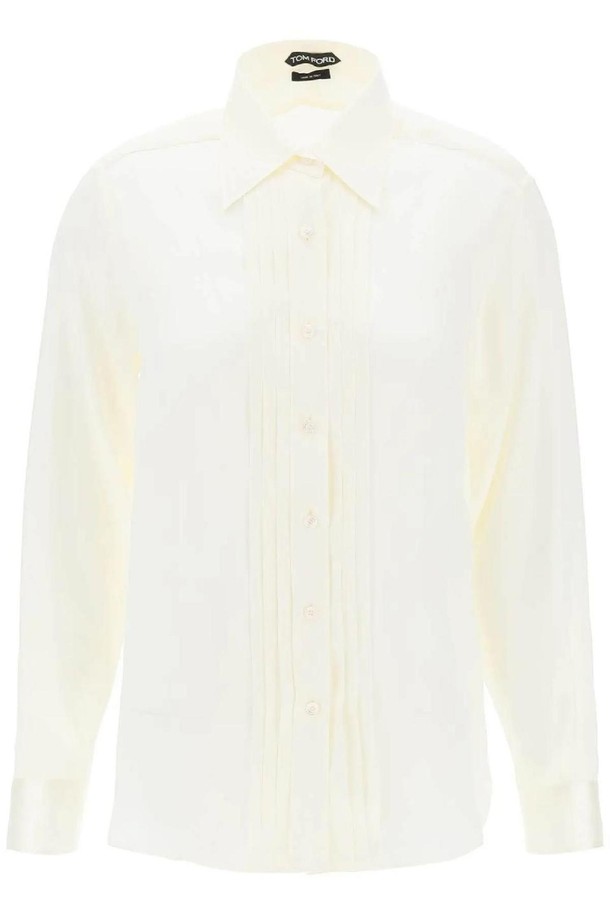 TOM FORD - 블라우스/셔츠 - 톰포드 여성 셔츠 블라우스 silk charmeuse blouse shirt NB02