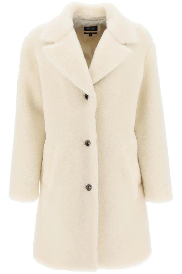 A.P.C. - 코트 - 아페쎄 여성 코트 nicolette teddy coat NB02