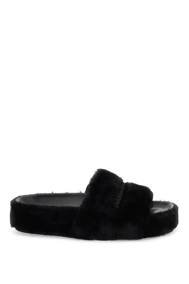 STELLA McCARTNEY - 샌들/뮬/슬리퍼 - 스텔라 맥카트니 여성 뮬 faux fur slides NB02