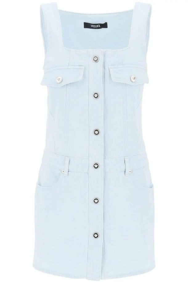 VERSACE - 원피스 - 베르사체 여성 원피스  medusa mini denim dress NB02