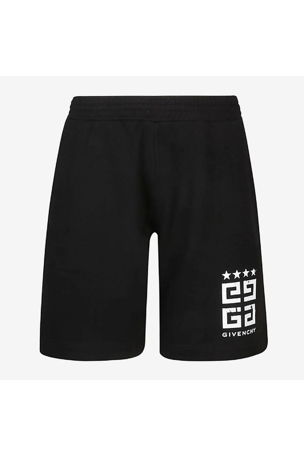 GIVENCHY - 하프팬츠 - 지방시 남성 숏팬츠 Givenchy 4G Boxy Track Shorts NB25