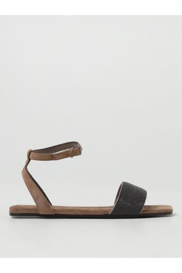 BRUNELLO CUCINELLI - 샌들/뮬/슬리퍼 - 브루넬로 쿠치넬리 여성 샌들 Womans Flat Sandals Brunello Cucinelli NB03