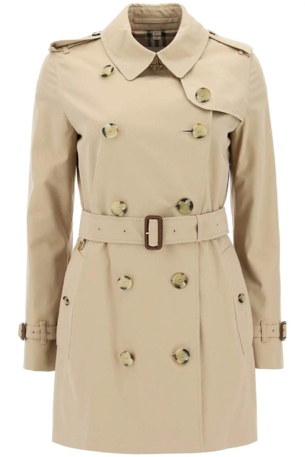 BURBERRY - 코트 - 버버리 여성 트렌치코트 short kensington heritage trench coat NB02