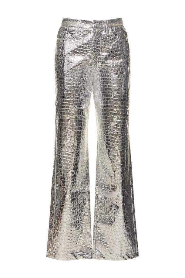 rotate - 스커트/팬츠 - 로테이트 여성 팬츠 Textured metallic viscose pants NB01