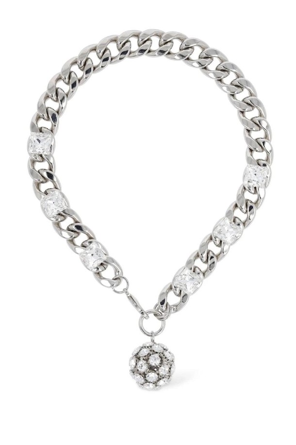 ALESSANDRA RICH - 목걸이 - 알렉산드라리치 여성 목걸이 Chain crystal pendant necklace NB01